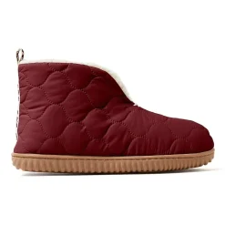 Dearfoams Warm Up Mens Memory Foam Bootie Slippers