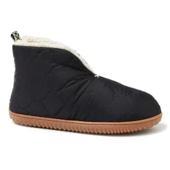 Dearfoams Warm Up Womens Memory Foam Bootie Slippers