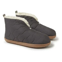 Dearfoams Warm Up Womens Memory Foam Bootie Slippers