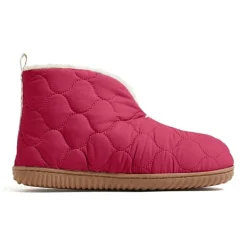 Dearfoams Warm Up Womens Memory Foam Bootie Slippers