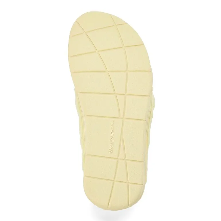 Dearfoams Wrenley Terry Thong Womens Memory Foam Slip-On Slippers