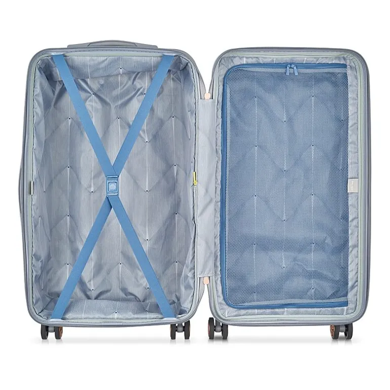Delsey Paris Cruise 3.0 Trunk 26 Inch Hardside LIGHTWEIGHT Checked Spinner Luggage