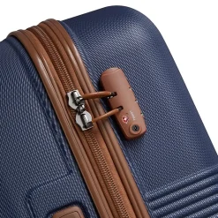 Delsey Paris Flanerie 24 Inch Hardside Checked Spinner Luggage