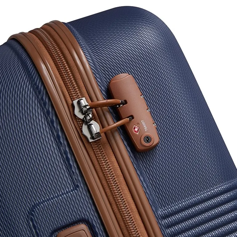 Delsey Paris Flanerie 24 Inch Hardside Checked Spinner Luggage
