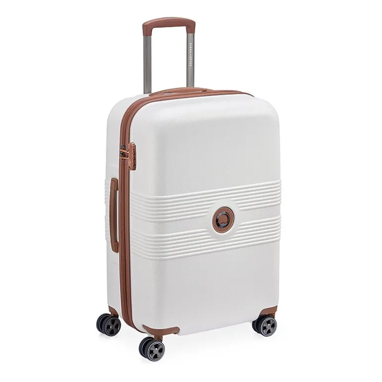 Delsey Paris Flanerie 24 Inch Hardside Checked Spinner Luggage