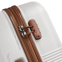 Delsey Paris Flanerie 24 Inch Hardside Checked Spinner Luggage