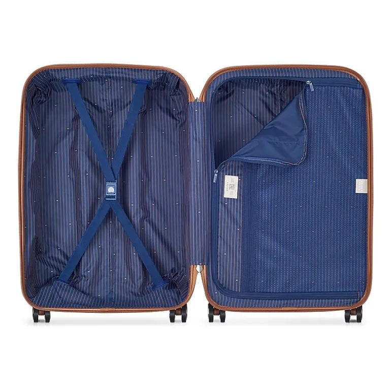 Delsey Paris Flanerie 24 Inch Hardside Checked Spinner Luggage