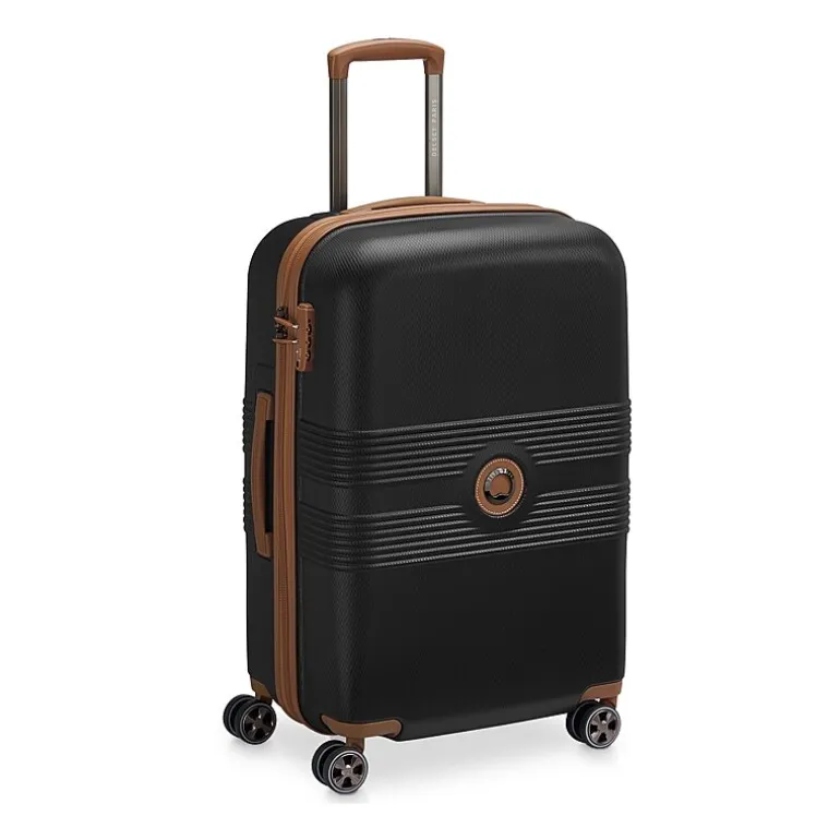 Delsey Paris Flanerie 24 Inch Hardside Checked Spinner Luggage