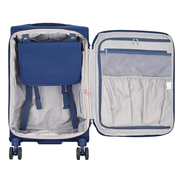 Delsey Paris Helium Dlx 20 Inch Softside Expandable Carry-On Spinner Luggage