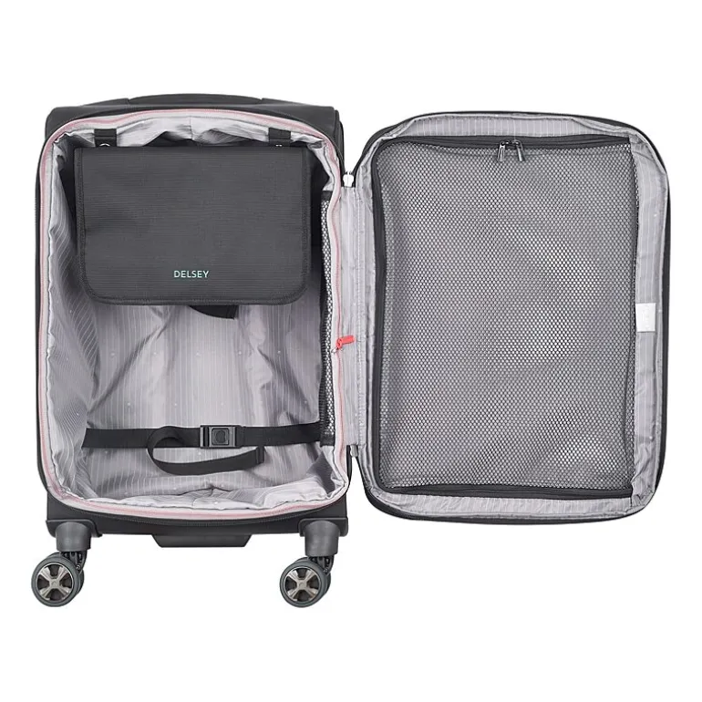 Delsey Paris Helium Dlx 20 Inch Softside Expandable Carry-On Spinner Luggage