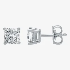 Deluxe Collection 1 CT. T.W. Natural White Diamond 14K Gold 5.2mm Stud Earrings