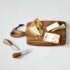 Denmark 3-pc. Wood Cheese Board and Knife Set