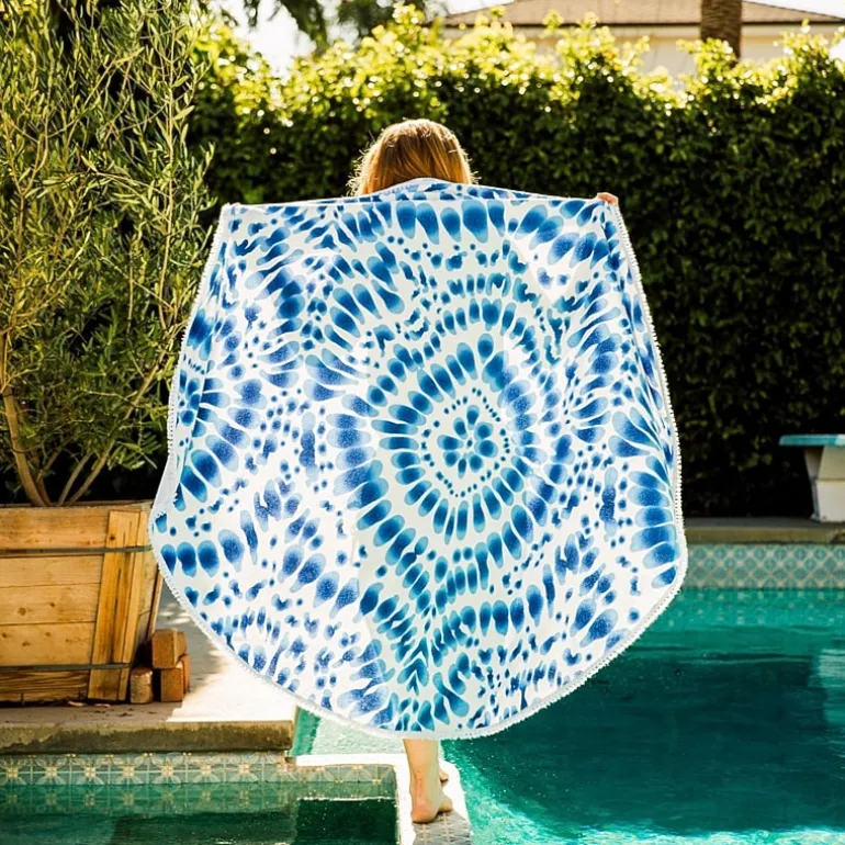 Depera Home Indigo Quick Dry Beach Towel