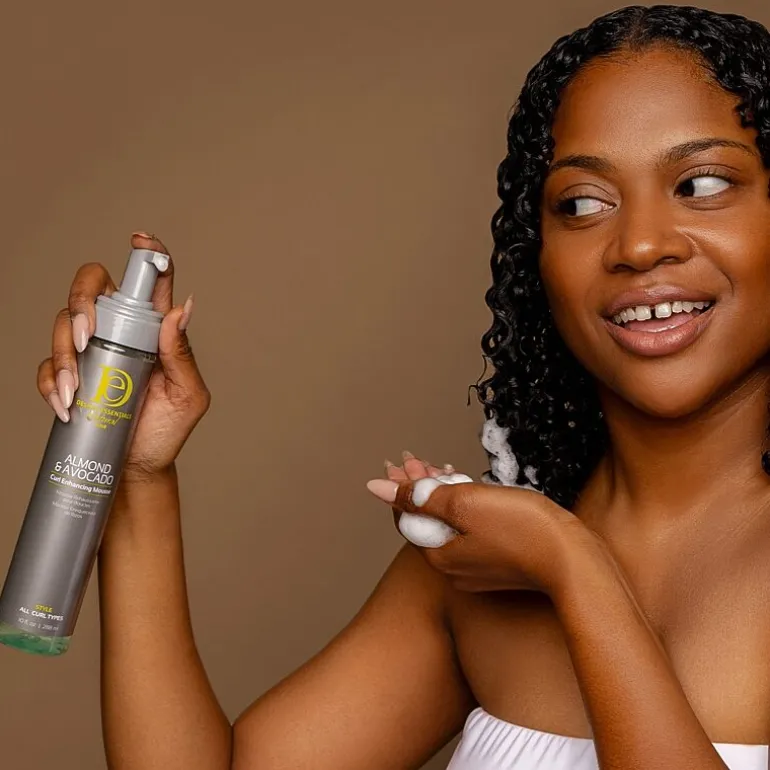 Design Essentials Almond Avocado Curl Enhancing Hair Mousse 10 oz.