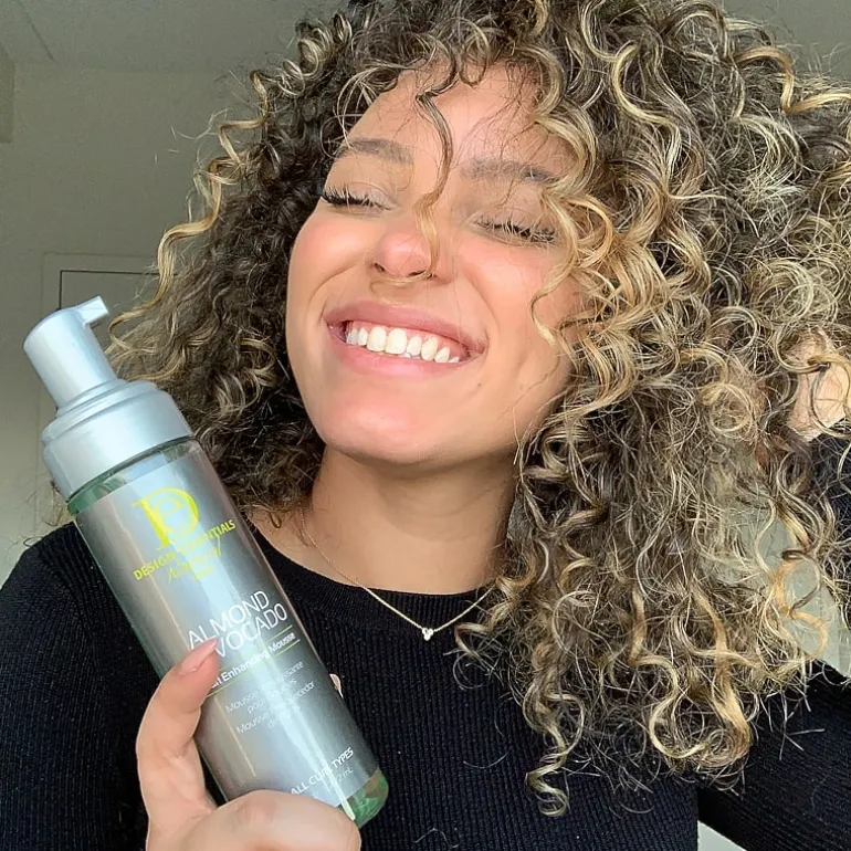 Design Essentials Almond Avocado Curl Enhancing Hair Mousse 10 oz.