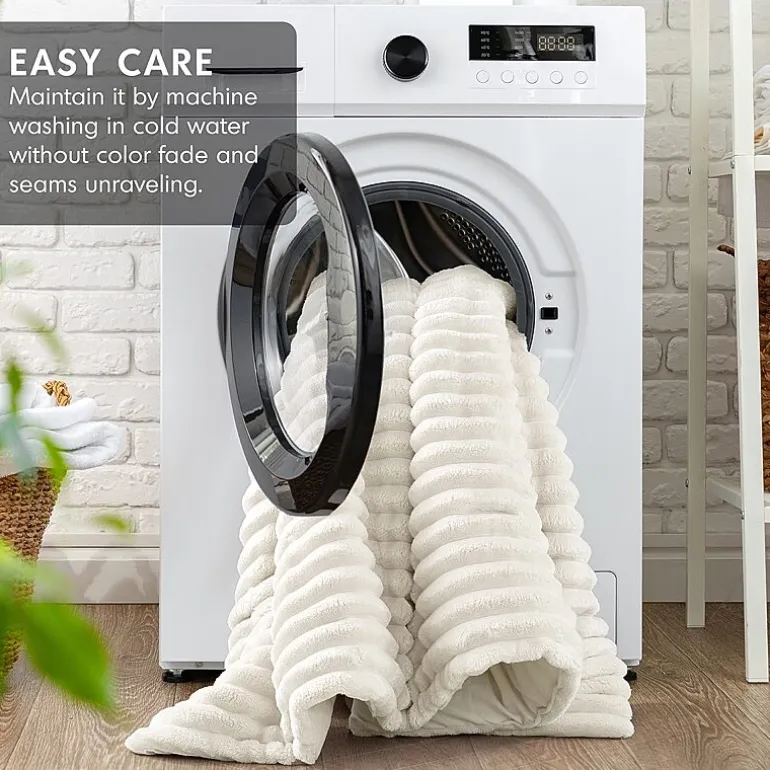 510 Design Avril Fluffy Ribbed Plush Midweight Comforter Set