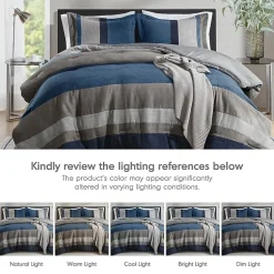 510 Design Boulder Pieced Faux Suede Midweight Comforter Set
