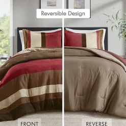 510 Design Boulder Pieced Faux Suede Midweight Comforter Set