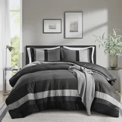 510 Design Boulder Pieced Faux Suede Midweight Comforter Set