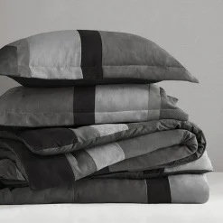 510 Design Boulder Pieced Faux Suede Midweight Comforter Set