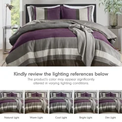 510 Design Boulder Pieced Faux Suede Midweight Comforter Set