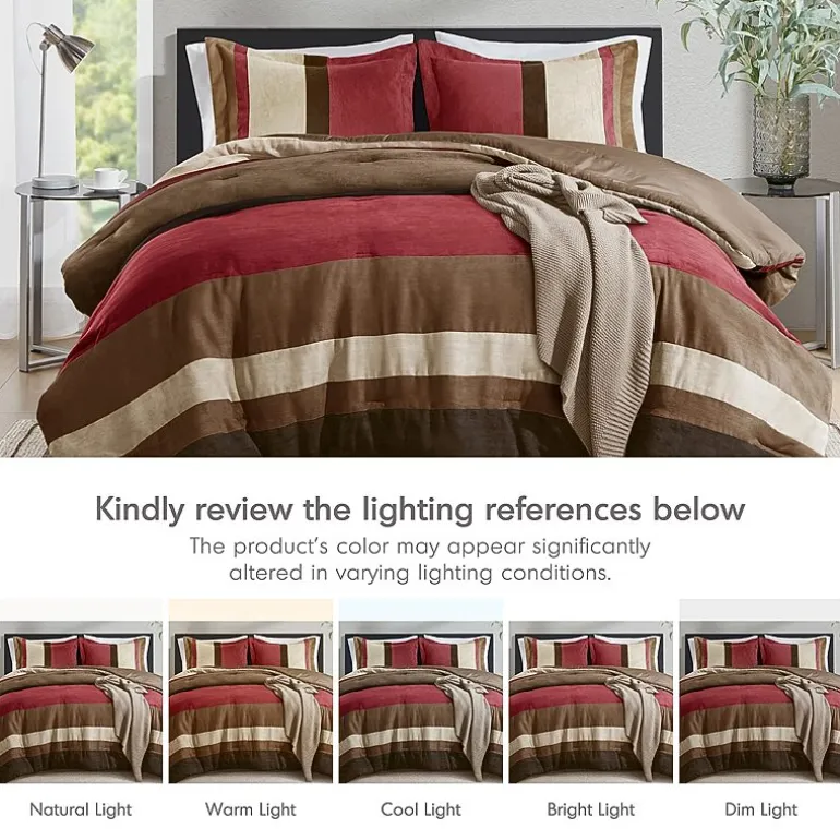 510 Design Boulder Pieced Faux Suede Midweight Comforter Set