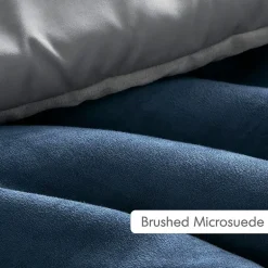 510 Design Boulder Pieced Faux Suede Midweight Comforter Set