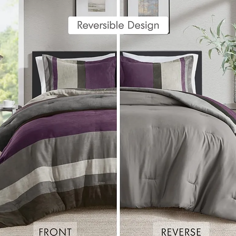 510 Design Boulder Pieced Faux Suede Midweight Comforter Set