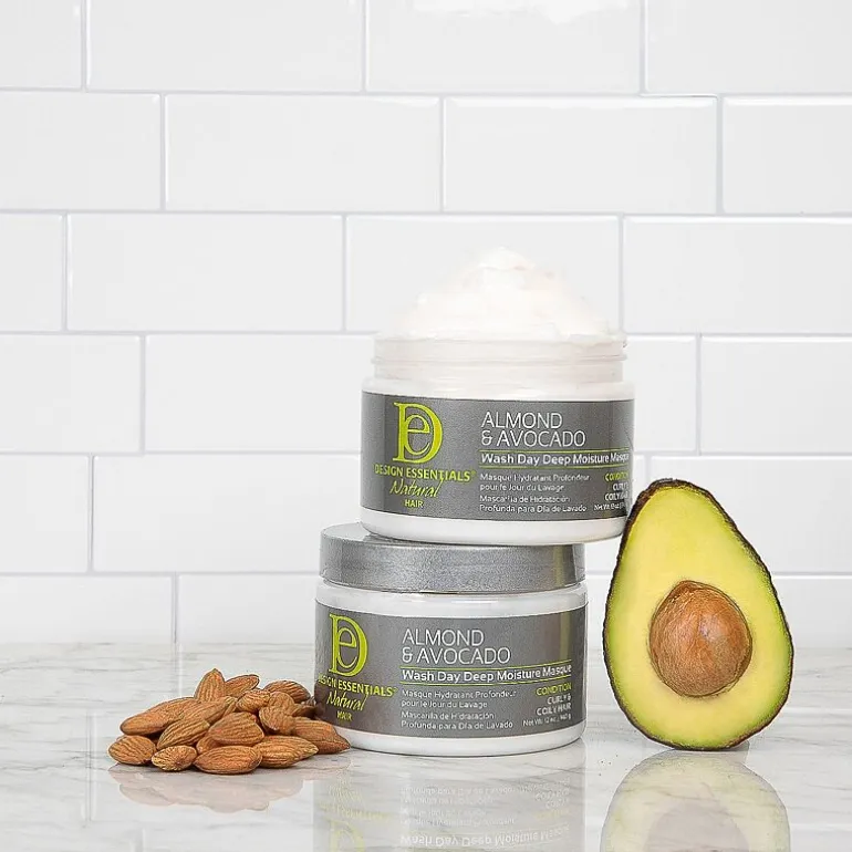 Design Essentials Almond & Avocado Wash Day Deep Moisture Hair Mask 12 oz.