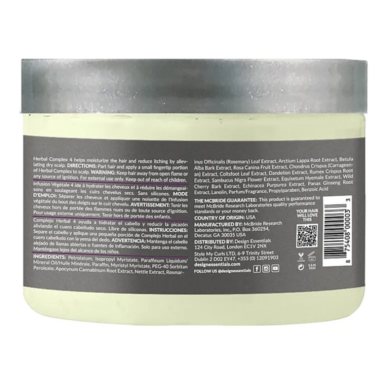 Design Essentials Herbal Complex 4 Hair And Scalp Treatment 5 oz.