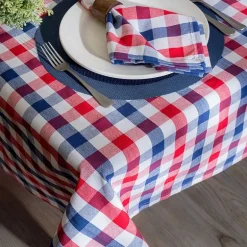 Design Imporrt Checkers Tablecloth