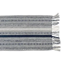 Design Imports Farmhouse Braided Stripe Table Runner