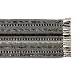 Design Imports Farmhouse Braided Stripe Table Runner