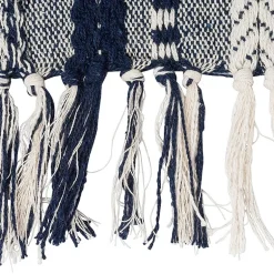Design Imports Farmhouse Braided Stripe Table Runner