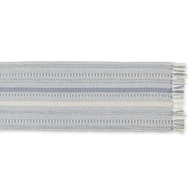 Design Imports Farmhouse Braided Stripe Table Runner