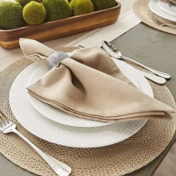 Design Imports Floral Woven Round 6-pc. Placemats
