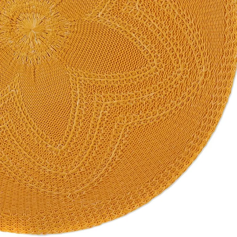 Design Imports Floral Woven Round 6-pc. Placemats