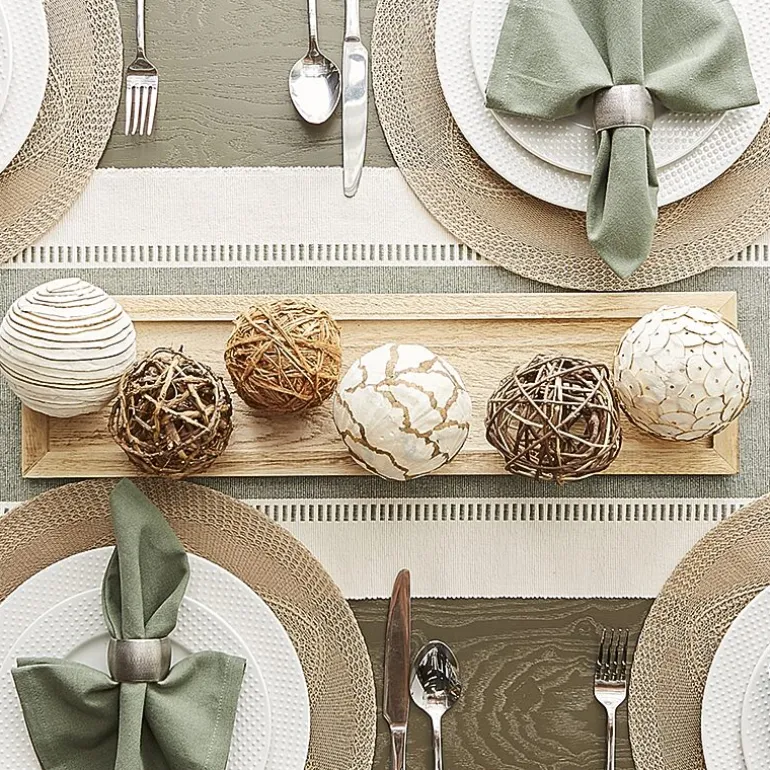 Design Imports Floral Woven Round 6-pc. Placemats