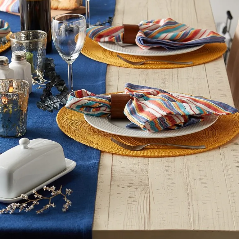 Design Imports Floral Woven Round 6-pc. Placemats