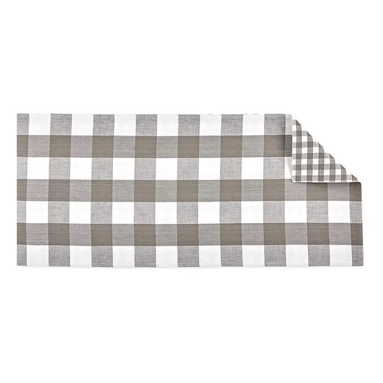 Design Imports Gingham Buffalo Check Table Runner