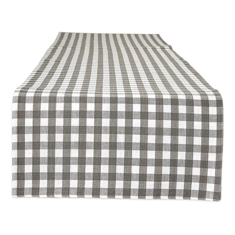 Design Imports Gingham Buffalo Check Table Runner