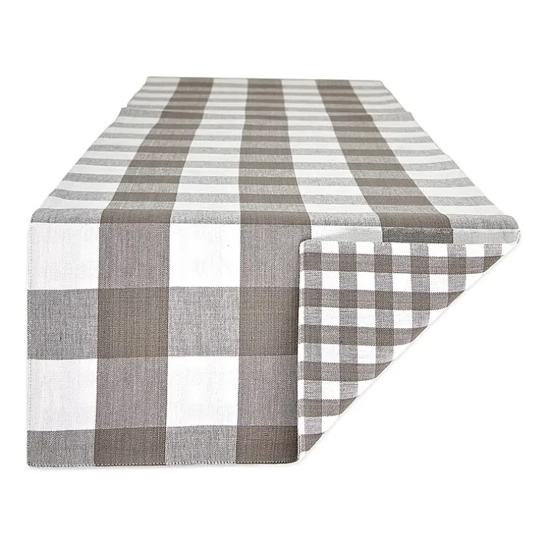 Design Imports Gingham Buffalo Check Table Runner