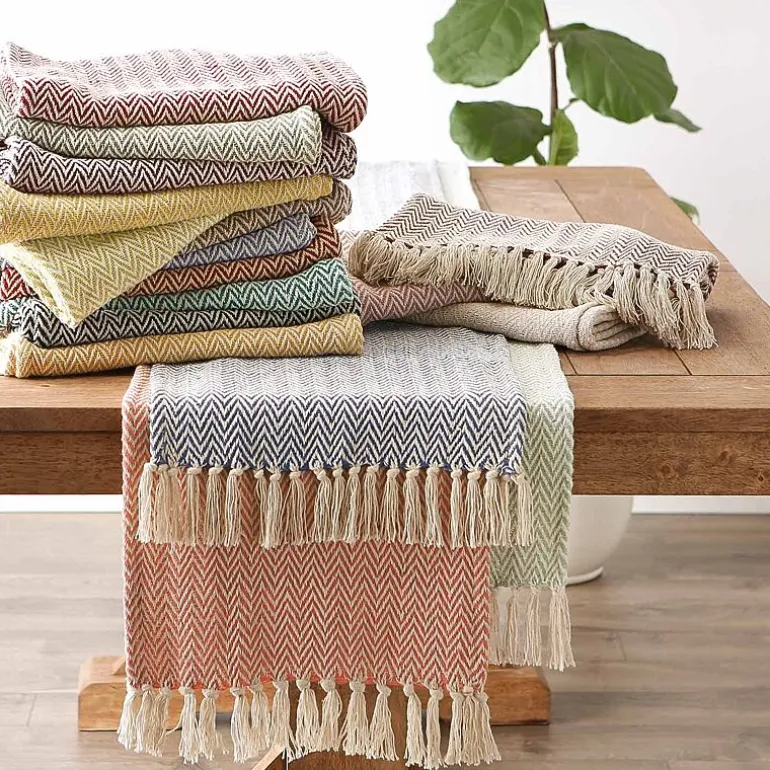 Design Imports Handloom Chevron Table Runners