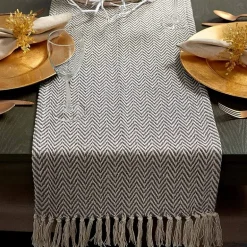 Design Imports Handloom Chevron Table Runners
