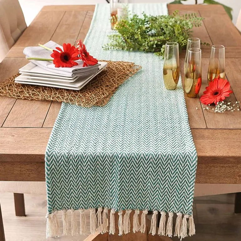 Design Imports Handloom Chevron Table Runners
