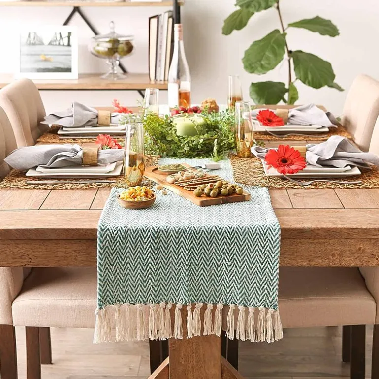Design Imports Handloom Chevron Table Runners
