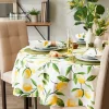 Design Imports Lemon Bliss Print Tablecloth