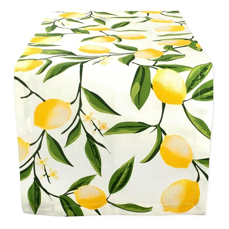 Design Imports Lemon Bliss Print Runner