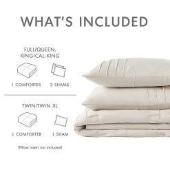 510 Design Porter Soft Wash Pleated Midweight Comforter Set