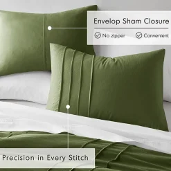 510 Design Porter Soft Wash Pleated Midweight Comforter Set
